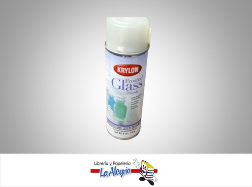 [724504090403] BARNIZ EN SPRAY FROSTED GLASS FINISH 170G MARCA KRYLON
