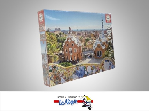 [8412668179660] ROMPECABEZA VISTA DE BARCELONA DESDE EL PARQUE GUELL 17966; 1000 PZ MARCA EDUCA