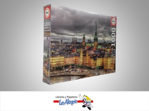 [8412668176645] ROMPECABEZA VISTA DE ESTOCOLMO SUECIA 17664; 1000 PZ MARCA EDUCA