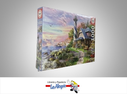 [8412668177406] ROMPECABEZA FARO EN ROCK BAY 17440; 1000 PZ MARCA EDUCA
