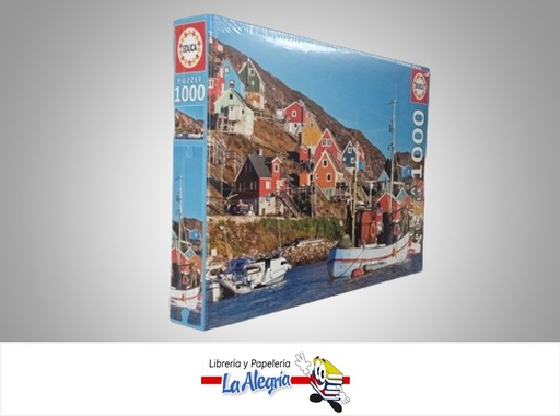 [8412668177451] ROMPECABEZA CASAS NORDICAS; 1000 PZ MARCA EDUCA