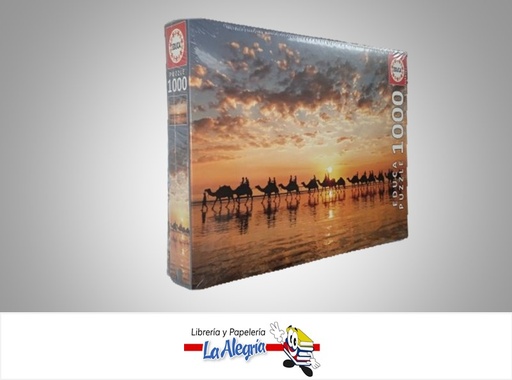 [8412668184923] ROMPECABEZA ATARDECER DORADO EN CABLE BEACH, AUSTRALIA 17973; 1000 PZ MARCA EDUCA