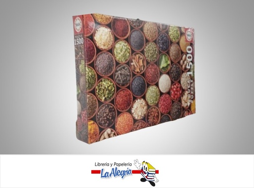 [8412668176669] ROMPECABEZA ESPECIES Y CONDIMENTOS 17666; 1500 PZ MARCA EDUCA