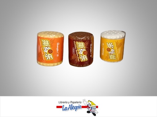 [6930114555476] BORRADOR CON FORMA DE GALLETA H05817 COLORES VARIADOS MARCA S/M