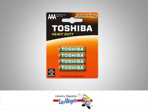 [4904530594106] PILA AAA 1,5V SUPER HEAVY DUTY SET 4UND MARCA TOSHIBA
