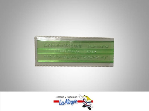 [259017] NORMOGRAFO LOGAREX 0.7 MM VERDE