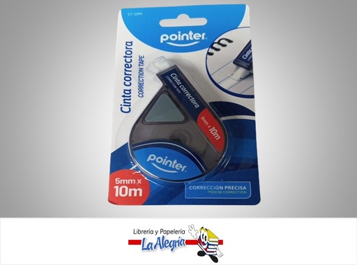 [7453010072384] CINTA CORRECTORA CT-10M; 5MMX10M MARCA POINTER