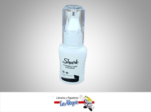 [6934000262172] CORRECTOR LIQUIDO 12ML BROCHA/LAPIZ UND MARCA SHARK