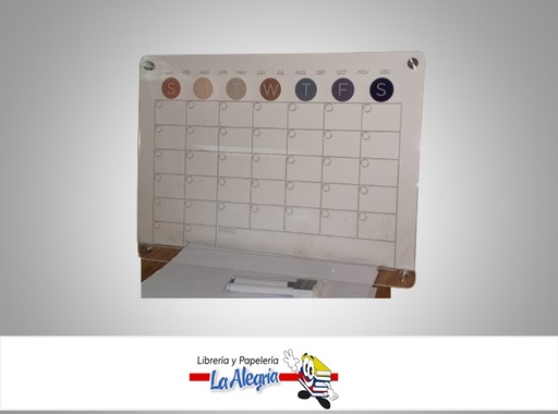 [X003UJK9LT] PIZARRA ACRILICO PLANIFICADOR MENSUAL 28X38CM MARCA MERLETTO