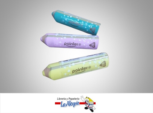 [7453038413688] BORRADOR CON FORMA DE COLORES PASTEL MARCA POINTER