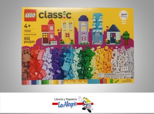 [673419388177] JUEGO DIDACTICO LEGO 11035; 850 PIEZAS CLASSIC HOUSES MARCA LEGO