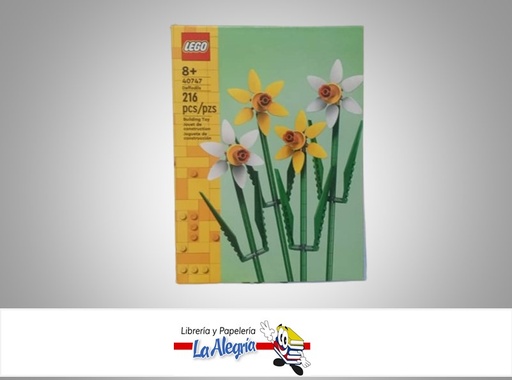 [673419394604] JUEGO DIDACTICO LEGO 40747; 216 PIEZAS DAFFODILS MARCA LEGO