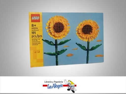 [673419359597] JUEGO DIDACTICO LEGO 40524; 191 PIEZAS SUNFLOWERS MARCA LEGO