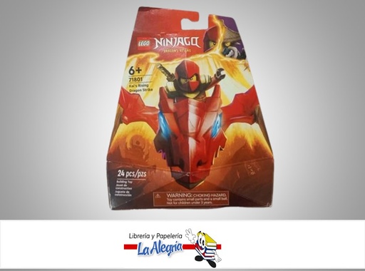 [673419387101] JUEGO DIDACTICO LEGO 71801; 24 PIEZAS NINJAGO DRAGON RISING MARCA LEGO