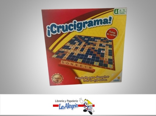 [000673512084] CRUCIGRAMA CLASICO FICHAS EN CARTON MARCA RONDA