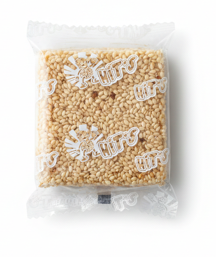 [TURRON9] TURRÓN CROCANTE AJONJOLÍ 50G MARCA HIT´S