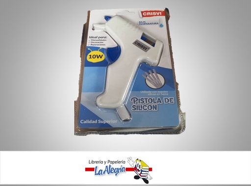 [7598874014894] PISTOLA DE SILICON 10W CVC-0411 BAJA TEMPERATURA UND MARCA CRISVI