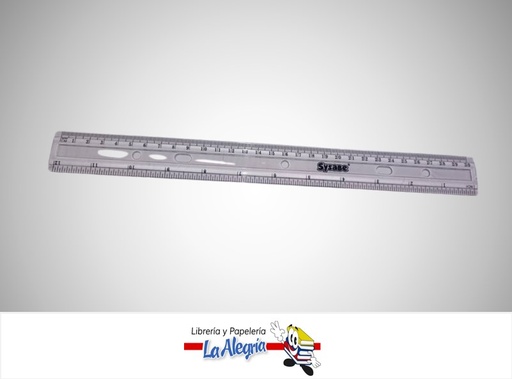 [08040303] REGLA ACRILICA 30 CM UND MARCA SYSABE