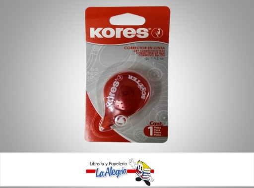 [9023800848239] CINTA CORRECTORA 1054813 8MX4.2MM K SCOOTER ROJO MARCA KORES