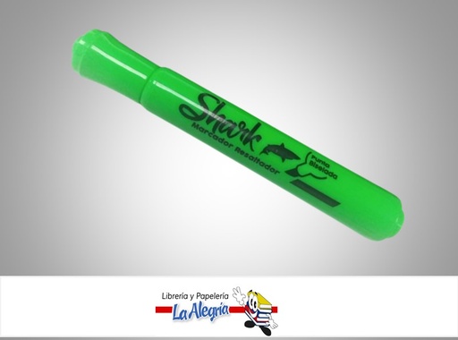 [SHAPRESVE] RESALTADOR VERDE UND MARCA SHARK