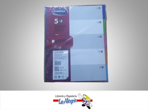 [7453015153125] SEPARADORES PLAST. DE 5 DIV.