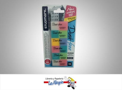 [7453015156935] BORRADOR SUPER CLEAN SET DE 6 PIEZAS MARCA STUDMARK