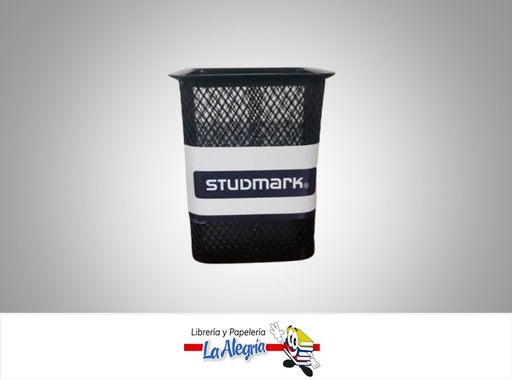 [7453015148831] PORTA LAPICES CILINDRICO MESH COLOR NEGRO MARCA STUDMARK