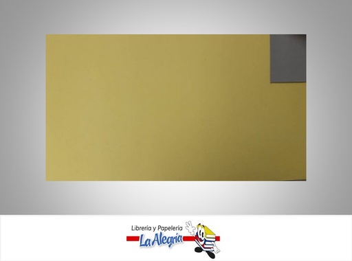 [CDFB001] CARTULINA DOBLE FAZ DOBLE CARA 50X70CM AMARILLO-GRIS UND 239GR MARCA S/M