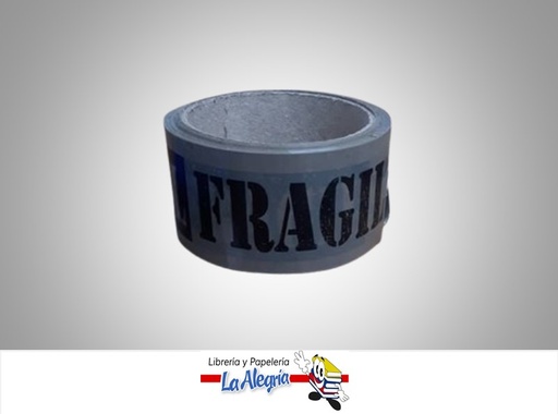 [CEFMARRON] CINTA DE EMBALAJE FRAGIL IMPRESO FONDO MARRON 45MTS UND MARCA S/M