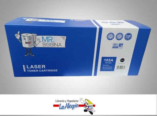 [6945808204370] TONER 105A BB-W1105A C/CHIP MARCA MR. BOBINA