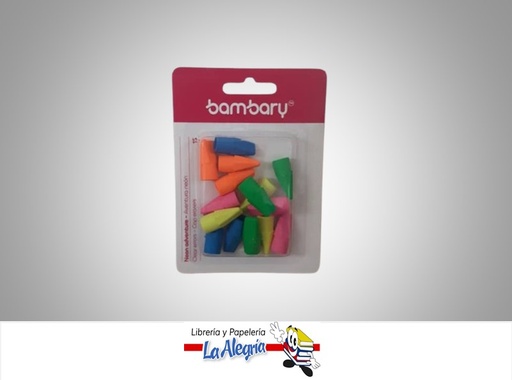 [784196657452] BORRADORES PARA LAPICES BLISTER 15UND MULTICOLOR MARCA BAMBARY
