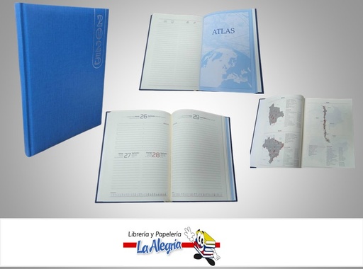 [AGENDA202502] AGENDA 2025 DIARIA APRICA AZUL CIELO D21 MARCA ARTESCO