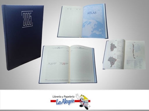 [AGENDA202512] AGENDA 2025 DIARIA LUNA AZUL C45 MARCA ARTESCO