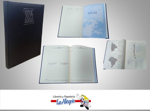 [AGENDA202514] AGENDA 2025 DIARIA LUNA GRIS OSCURO C46 MARCA ARTESCO