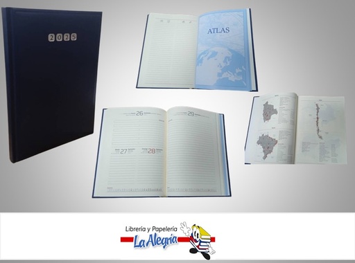 [AGENDA202516] AGENDA 2025 DIARIA MAIORI AZUL E02 MARCA ARTESCO