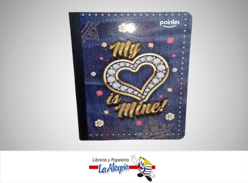[7453038439923] LIBRETA 1 LINEA JEANS 100 HOJAS 80235-JN3 MARCA POINTER