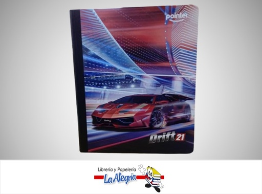 [7453038453820] LIBRETA 1 LINEA CARRO 100 HOJAS 80235-CR3 MARCA POINTER