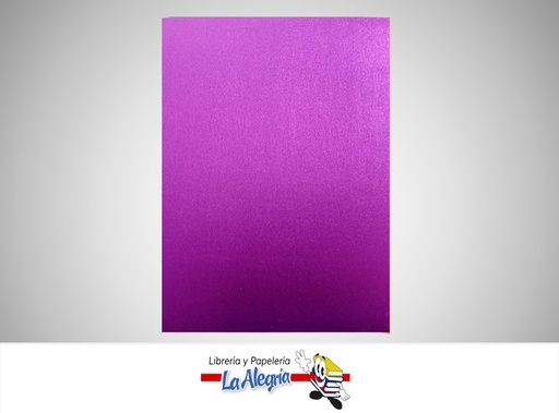 [MF009] FOAMI METALIZADO CARTA MORADO UND MARCA S/M