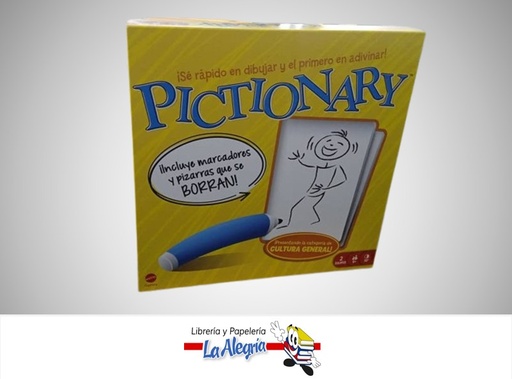 [887961236125] JUEGO DE MESA PICTIONARY ORIGINAL MARCA MATTEL