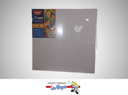 [7453078516202] LIENZO SOBRE BASTIDOR CA4040 40X40CM MARCA POINTER