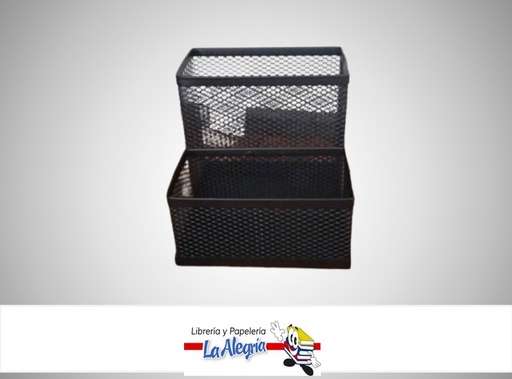 [7827453867713] PORTA LAPIZ MALLA DE METAL 10X10X10 CM 86771 MARCA STARMATE