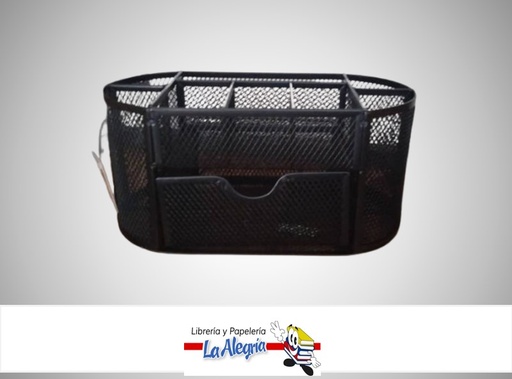 [7827453867720] ORGANIZADOR DE ESCRITORIO MALLA METAL 10.5X11X22 CM 86772 MARCA STARMATE