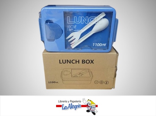 [7453116026618] VIANDA PLASTICA  CON CUBIERTOS 110ML + 30ML COLORES LHC 1516 MARCA STARMATE