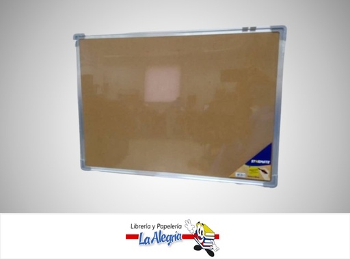 [7453116012765] CARTELERA CORCHO MARCO METAL 70X50CM MARCA STARMATE