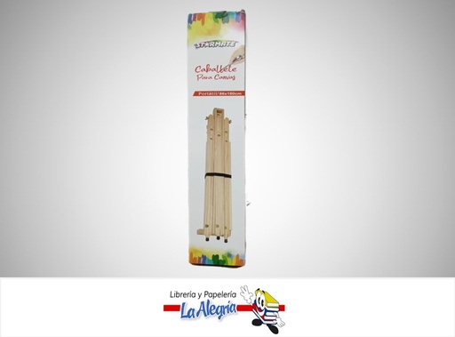 [7453116015087] CABALLETE MADERA 86X180CM AJUSTABLE STR-2352-6 MARCA STARMATE