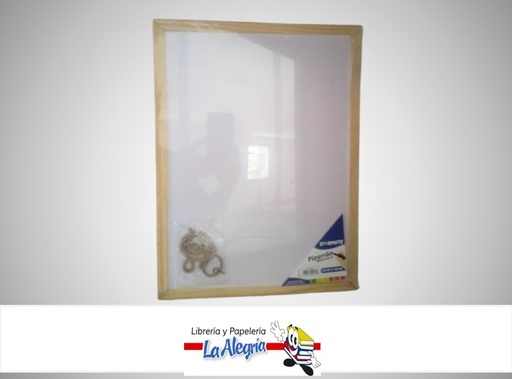 [7453116049570] PIZARRA ACRILICA MARCO DE MADERA 30X40CM STR-3282 MARCA STARMATE