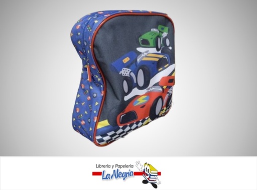 [7453126221164] MORRAL ESCOLAR AUTOS CARRERAS 30 CM STR-7096 MARCA STARMATE