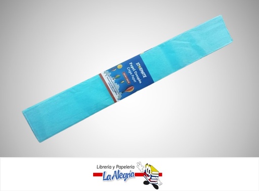 [7453089143831] PAPEL CREPE 50X200 CM AZUL CLARO STR-CP-8023; UND MARCA STARMATE