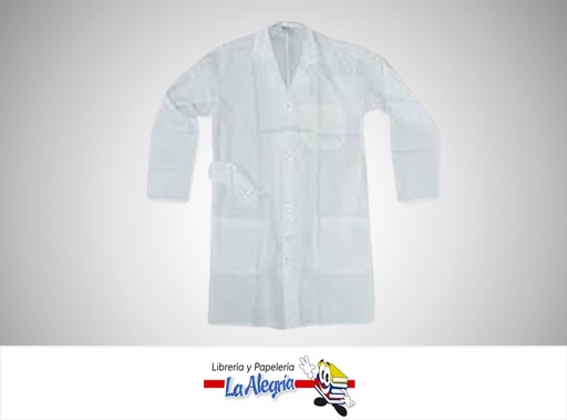 [BATAGUST32] BATA DE LABORATORIO BLANCA TALLA L (32) MARCA GUSTARA