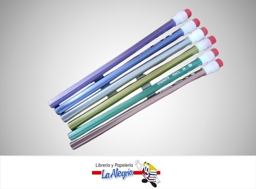 [LAP010] LAPIZ DE GRAFITO HB N°2 METALICO UND STR-2069 MARCA STARMATE